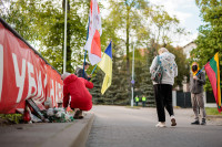 Rusija Baltarusija Pergalės Diena Lietuva Protestas Ambasada