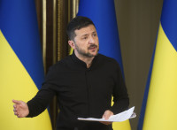Karas Ukraina Rusija Derybos Zelenskis