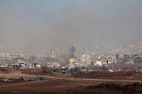 Karas Gazos Ruožas Izraelis Palestiniečiai Smūgiai Aukos