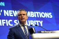 Hegsethas JAV Kinija Grėsmė Taivanas