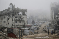 Karas Gazos Ruožas Izraelis Palestiniečiai Įspėjimas Ataka