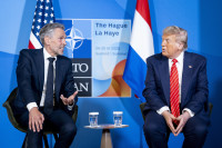 NATO JAV Trumpas Gynyba Išlaidos Ispanija Ukraina Zelenskis