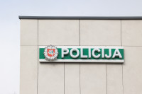 Automobilis Mergina Stotelė Policija Vairuotojas