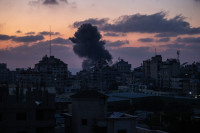 Karas Gazos Ruožas Izraelis Palestiniečiai Atakos Aukos