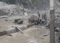 Nepalas Kinija Potvynis Aukos Klimato Kaita JT