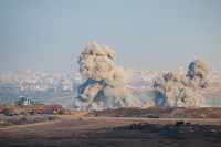 Karas Gazos Ruožas Izraelis Palestiniečiai Smūgiai Aukos