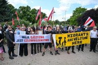 Lenkija Konfederacija Dešinieji Eitynės Demonstracija Migracija Saugumas