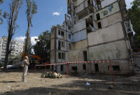 Karas Ukraina Rusija Kyjivas Ataka Aukos Zelenskis