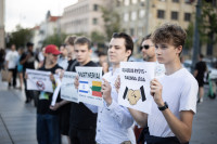 Protestas Izraelis Vilnius
