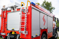 Mažeikiai Gaisras Elektros Skydinė Žmonės