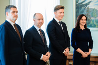Veryga LVŽS Vyriausybė Koalicija Ministerijos