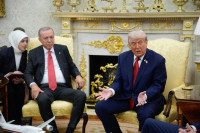 Diplomatija JAV Turkija Nafta Sankcijos Trumpas Erdoganas