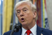 Trumpas JAV Izraelis Hamas Paliaubos