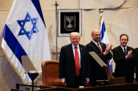 JAV Izraelis Gazos Ruožas Palestiniečiai Karas Trumpas