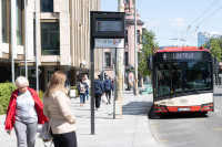 Vilnius Vyras Troleibusas Lango Stiklas