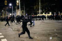 Bulgarija Protestas Korupcija Smurtas Biudžetas Euras Įvedimas Prezidentas Radevas Premjeras Borisovas GERB