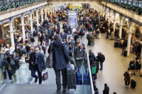 Britanija Prancūzija Eurostar Traukiniai Eismas Tunelis