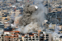 Izraelis Libanas Hezbollah Smūgiai Karas Artimieji Rytai