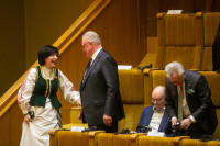 Nepriklausomybės Atkūrimo Diena Seimas Islandijos Prezidentė Tomasdottir