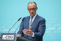 Karas Iranas Izraelis JAV Trumpas Vokietija Merzas