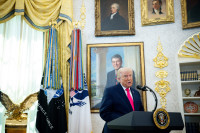 Karas Iranas Izraelis JAV Trumpas Derybos