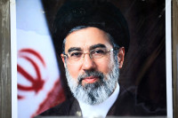 Karas Iranas Izraelis JAV Mojtaba Khamenei Būklė