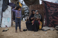 Karas Gazos Ruožas Izraelis Palestiniečiai Atakos Aukos Moterys JT