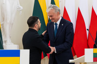 Nausėda Zelenskis Susitikimas EVT
