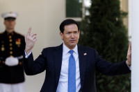 Iranas Trumpas Rubio Pasaulio futbolo čempionatas JAV Meksika Kanada