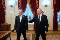 Karas Iranas Izraelis JAV Rusija Putinas Araghchi