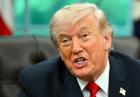 Ukraina Rusija karas JAV Trumpas Putinas pokalbis