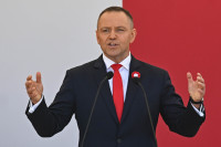 Konstitucija Lenkija prezidentas Nawrockis Tuskas