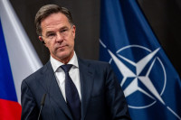 NATO Europa JAV Rutte Trumpas Karas Iranas