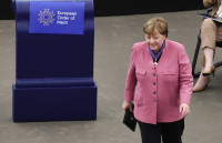 EP Apdovanojimas Merkel Lenkija Walęsa Buzekas PiS Boikotas