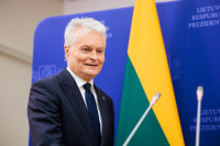 Nausėda NATO Dronas Pavojus Oras