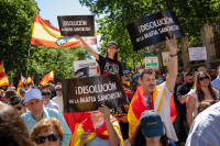 Ispanija Eitynės Protestas Vyriausybė Ministras Pirmininkas Sanchezas Korupcija