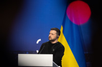 Karas Ukraina Rusija Sankt Peterburgas Smūgiai Zelenskis