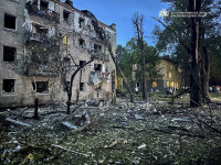 Atakos Rusija Ukraina Zaporižia Aukos
