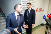 Sinkevičius LSDP Demokratai Koalicija Derybos