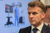 Prancūzija Italija Macronas Meloni Dvišalis Susitikimas