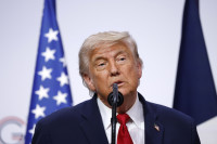 Karas Iranas Izraelis JAV Trumpas G7