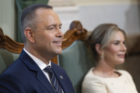Lenkija Ukraina Zelenskis Nawrockis Tuskas atstatymo konferencija