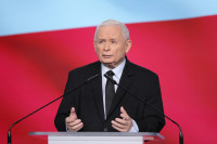 Lenkija Ukraina valstybinis apdovanojimas Kaczynskis Zelenskis Nawrockis