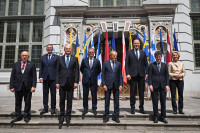 Lenkija Ukraina Atstatymas Konferencija Zelenskis Svyrydenko Tuskas ES Leyen Istorija Antrasis Pasaulinis Karas UPA Ginčas Rusija