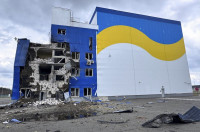 ES Ukraina gynyba dvigubos paskirties technologijos
