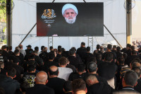 Izraelis JAV Libanas Hezbollah derybos Naimas Qassemas
