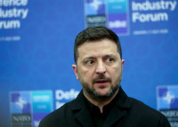 Karas Ukraina Rusija Prancūzija Norinčiųjų Koalicija Susitikimas Zelenskis