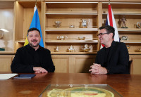 Ukraina Britanija Zelenskis Burnhamas Susitikimas