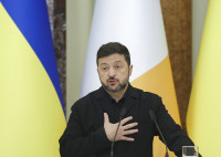Zelenskis Ukraina Rusija Dronas Chersonas