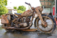 Įvairybės Vengrija Dunojus Kariai Palaikai Motociklas Minos